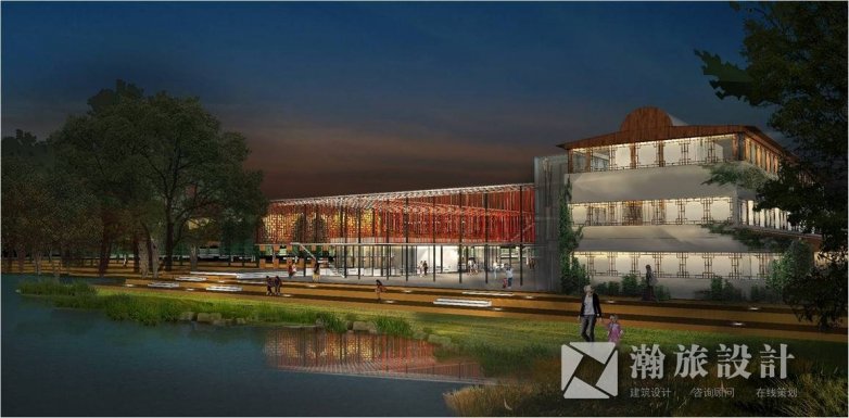 香蜜公园—公园管理服务中心(施工图)--综合建筑-瀚旅