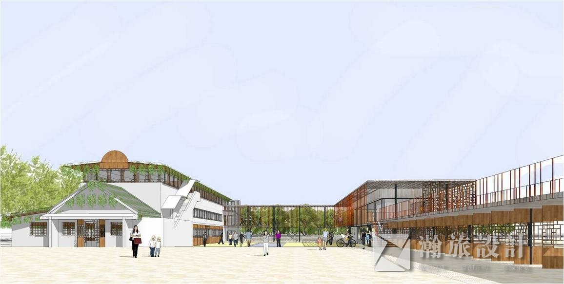 香蜜公园—公园管理服务中心(施工图)--综合建筑-瀚旅
